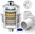 -SR Sun Rise Duschfilter & Duschfilter 20 Stufen mit 3 Filterkartuschen – Wasserfilter-Dusche gegen Kalk/Chlor/Fluorid verbessert die Haut- und Haargesundheit – Chrom