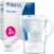 BRITA Marella Wasserfilterkanne weiß (2,4 l) inklusive 3 x Maxtra Pro Pure Performance Kartuschen – kühlschrankgeeignete Filterkanne mit BRITA Memo, Klappdeckel, filtert Verunreinigungen