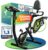 Tretmann 3-in-1-Klapp-Heimtrainer – Extra leise & komfortabel – (SoftFoam) Dekra-geprüft – mit tiefem Einstieg. Heimtrainer, Fahrrad-Ergometer, Heimtrainer, faltbare Heimfitness-Fahrräder