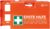 ACTIOMEDIC mobiler und stationärer Erste-Hilfe-Kasten mit Wandhalterung zur Aufbewahrung, DOMINO DIN 13157:2021 I hypoallergene Pflaster, mehrsprachig, Sehhilfen, orange, 28 x 12 x 20 cm