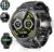 Smartwatch Herren Damen, 1,53″ HD 1000mAh Militär Smart Watch mit Telefonfunktion, 100+Sportmodi Fitnessuhr Tracker, IP68 Wasserdichte Sportuhr, Herzfrequenz Schlafmonitor Schrittzähler Android iOS