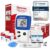 sinocare Blutzuckermessgerät, Diabetesmessgerät mit 100 Blutzuckerteststreifen und 100 Blutlanzetten, schmerzfreie Schnell-Blutzucker-Alarmlampe, mg/dL (ACCU2 Blutzuckermessgeräte 100 Set)