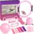 Pilates-Ring-Set, Pilates Essential Kit für Zuhause, 13-teiliges Pilates-Zubehör-Set mit Magic Circle mit Pilates-Ball, Yoga-Ring, 5 Widerstandsbändern, Trainingsanleitung und Tasche