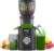 OMMO Slow Juicer, 300 W Entsafter, Gemüse- und Obst-Testsieger mit 148 mm Breite und größerem Einfüllrohr, leicht zu reinigender elektrischer Entsafter mit 2 PC-Bechern, BPA-frei, schwarz