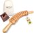 Holz-Faszienstab aus Buchenholz gegen Körper und Cellulite. Faszienrolle Holz, Massagerolle Beine, Massagegerät für die Maderotherapie. Massagerolle. Inklusive Baumwollbeutel