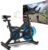 Wenoker Heimtrainer Fahrrad mit App,Leises Ergometer Hometrainer Fahrrad mit Magnetwiderstand,Spinning Bike Indoor Fitnessbikes für Kardio-Training zu Hause,Bis 160KG