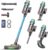 ElecKeys Akku Staubsauger 48kPa/580W/65 min, 45 dB Superleise Kabellos mit LED Display, Akkustaubsauger mit Anti-Tangle-Bürste, Kabelloser Staubsauger für Tierhaare, Teppiche & Hartböden