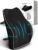 Travel Ease Ergonomisches Memory Foam Rückenkissen, Lendenkissen für Bürostuhl, Schreibtischstuhl, mit antistatischem, hautfreundlichem Bezug und für eine bequeme Sitzhaltung (Schwarz)