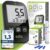 adia Blutzuckermessgerät (mmol/L, internationale Einheit) + 110 Blutzucker-Teststreifen, 10 Lanzetten, Stechhilfe & Koffer – Vorteilsset zur Blutzucker-Selbstkontrolle bei Diabetes