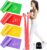 RENRANRING 4er Fitnessbänder, 1,5m Gymnastikband mit 4 Widerstandsstufen, Fitnessband mit Tragasche & Übungsanleitung,ideal für Yoga, Pilates, Muskelaufbau