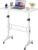 HOMIDEC Höhenverstellbarer Schreibtisch mit Rollen, Tisch, Computertisch, Stehpult, höhenverstellbar für Gehpad, Laufband für Zuhause, PC-Tisch klein für Heimbüro, 80 x 40 cm, Weiß