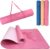 Premium XL Fitnessmatte, Yogamatte, extra breit 80 cm, 8 mm dick, rutschfest & schadstofffrei, mit Hilfslinien