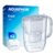 AQUAPHOR Frischwasserfilterkanne 3,2 L – Filterkanne mit 1 Maxfor+ Kartusche – Trinkwasserfilter reduziert Kalk und Chlor – für Kaffee, Tee & Trinkwasser – Grau