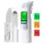 Fieberthermometer Ohr für Erwachsene und Kinder, hochpräzises 1-Sek.-Ohrthermometer, 30 Speicherabrufe, 3-Farben-Fieberalarm, mit 21 Einweg-Sondenhüllen und Aufbewahrungsbox (LCD weiß)