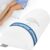 5 Star United Half Moon Pillow Premium Memory Foam Bein- und Kniestütze, ergonomisch erhöht für Seitenschläfer, atmungsaktiver Bezug, 52 cm x 20 cm x 11 cm