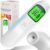 Retoo Fieberthermometer für Babys, Kinder und Erwachsene, kontaktloses Stirnthermometer, digitales Thermometer, Infrarot-Temperaturmessgerät, hygienisches LCD-Display, weiß