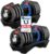 DH FitLife Verstellbare Kurzhantel 18/24 kg, 12 Gewichtsstufen, 12 in 1 Hantel, Einzelhantel oder Hantelset, verstellbare Hantel für Krafttraining zu Hause
