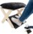 2-in-1-Fußhocker-Schreibtisch, ergonomische Fußstütze aus Holz mit abnehmbarer weicher Polsterung, rutschfester Fußhocker-Schreibtisch für Büro, Zuhause, Schlafzimmer