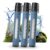 Wasserfilter Outdoor Survival mit Sichtfenster, persönlicher Trinkwasserfilter als Stift, 0,01 µm Ultrafiltrations-Aktivkohle, 3000 l Fassungsvermögen, leicht, tragbar für Camping, Wandern (blau x 3)