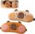 2 Stück süße Schlafmasken, Schlafschutz, lichtdichte Schlafmasken, verstellbar, lichtblockierendes Augenvisier mit Gummiband, Verdunkelungs-Schlafmaske, Cartoon-Augenmaske zum Schlafen