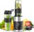 Mixer, 500 W Smoothie Maker, Standmixer & Mixer Smoothie Maker mit 2 x 570 ml Smoothie-Flaschen, BPA-freies Tritan, tragbarer Mixer aus Edelstahl, 4 Klingen für Shake und Smoothie
