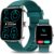 Smartwatch Herren Damen mit Telefonfunktion – 1,85 Zoll Fitnessuhr Herren mit Herzfrequenz-SpO2-Schlafmonitor, 110+ Sportmodi Schrittzähleruhr, IP68 wasserdichte Smartwatch für Android iOS Dunkelgrün