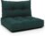 Kissen für Gartenmöbel-Set, Sitzkissen 60 x 60 cm und Rückenkissen 40 x 60 cm – Lounge-Kissen, Outdoor-Kissen, Balkon- und Gartenmöbel-Kissen, Lounge-Kissen, Gartenkissen, Auflagen für Rattan-Möbel, Grün