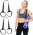 2 Stück schwarze Yogamatten-Tragegurte, verstellbare, langlebige Schlinge, geeignet für alle Mattengrößen, fester Yoga-Gurt für Pilates, Fitness und Outdoor-Aktivitäten