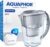 AQUAPHOR Amethyst – 2,8-Liter-Slider-Wasserfilterkrug mit 3 x Maxfor+ Filterkartuschen – Grau