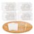 100-teiliges Hotel-Waschtischset, einzeln verpackt, großes Hotel-Ausstattungsset, Hospitality-Set, Annehmlichkeiten, Hotel-Waschtischset, Hygieneprodukte inklusive Wattepads, Wattestäbchen, Zahnseide