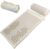 Akupunkturmatte mit Kissenset | Akupunktur Massagematte Akupunkturkissen Akupressurmatte Nadelmatte Nadeln 7542 Beige