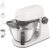 Kenwood Multi Tasker – Küchenmaschine mit Standmixer-Aufsatz, 1000-W-Motor, 44 % leise*, 4,3-l-Schüssel (1,7 kg Teig), 7 Ebenen, Rührarmlift, Zubehörfach, Spritzschutz, Weiß