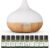 Aromadiffusor-Set für ätherische Öle, 500 ml, Fernbedienung, 14 LED-Farben, 4 Timer-Einstellungen, Raumduft, ideal für Entspannung, Wellness & Aromatherapie
