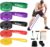 Fokky Fitnessbänder, Widerstandsbänder mit 5 Stufen, Widerstandsbänder mit Türanker, 2 x Griffe, Übungsanleitung und Tragetasche, Gymnastikband, Klimmzugband, Fitnessband für Muskelaufbau, Yoga, Pilates, 5er-Set