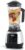 Arendo – Standmixer 2000 Watt mit Touchpanel – High-Line-Mixer – 2 l – 9 Geschwindigkeitsstufen – max. 24.000 U/min – Pulse-Funktion – Timer – 5 Programme – Mixer mit Display – 6 Edelstahlmesser