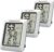 ThermoPro TP50-3 Digitales Hygrometer, Innenthermometer, Raumthermometer, mit Aufzeichnung und Raumklimaanzeige zur Raumklimakontrolle, Klimamonitor
