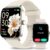 Damen Smartwatch, 1,85 Zoll Smartwatch mit Telefonfunktion, Fitnessuhr mit Herzfrequenzmesser, Schlafmonitor, SpO2, 110 Sportmodi, Fitness-Tracker, IP68 wasserdichter Schrittzähler, Sportuhr