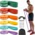 Zacro Widerstandsbänder, Fitnessbänder, Widerstandsbänder, Widerstandsband-Set mit Türanker, Fitnessbänder für Yoga, Pilates, Training, Physiotherapie, Klimmzughilfe, Krafttraining für Männer und