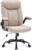 MZLEE Ergonomischer Bürostuhl, Computerstuhl, Schreibtischstuhl, drehbarer Arbeitsstuhl mit hochklappbarer Armlehne, höhenverstellbar, bequem für Büro, Zuhause, Gaming (beiger Stoff)