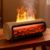 Flammen-Aroma-Diffusor für ätherische Öle, Ultraschall-Diffusor mit LED-Kamin, Öllampen, Aromatherapie-Diffusor für Yoga, Büro, Schlafzimmer