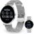 XCOAST SIONA 2 Damen Smartwatch Silber – Feinmaschiges Armband, AMOLED-Display, Fitnessuhr mit Herzfrequenz, Blutdruck & SPO₂, 21+ Sportmodi, IP68 wasserdicht, 7 Tage Akku, Android & iOS