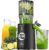 LINKChef Slow Juicer, Entsafter Gemüse und Obst, Testsieger mit 115 mm großem Entsafter, Kaltentsafter für ganze Früchte/Gemüse, Blitzreiniger, einfache Installation, BPA-frei, 200 W, Schwarz