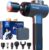 Bob und Brad X6 Pro Max Massagepistole mit Wärme, Kälte und Metall-Massagekopf, 11 mm Amplitude, elektrisches Handmassagegerät, Muskelmassagepistole zur Linderung der Muskelentspannung