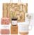 Geschenkset für Frauen – Wellness Geschenke Kleine Auszeit Set mit Kerze, Tasse & Socken, Geburtstagsgeschenk für Frauen 18 40 50 70 für Freundin, Kollegin, Schwester, Mama & Oma, Rosa