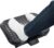 Relaxdays Schreibtisch-Fußstütze, 3-fach höhenverstellbar, neigbar, Massagefunktion, ergonomische Fußstütze, schwarz