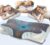 Nackenkissen Nackenschmerzen Ergonomisches Memory Foam Nackenstützkissen, Orthopädisches Kissen gegen Nackenschmerzen, Schlafkissen für Seitenschläfer, Rücken- und Bauchschläfer 65 x 40 x 11/14 cm