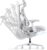 LiberNovo Pro Airflow Ergonomischer Bürostuhl, aktive Airflow-Sitzbelüftung mit 2 Lüfterstufen für sofortige Kühlung und langanhaltenden Komfort, 5 Neigungspositionen, Glacier 48 cm