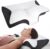 Curosleep Kissen, ergonomisches orthopädisches Kissen mit konturierter Unterstützung für Seiten, Rücken und Bauch, ergonomisches Kissen mit Schaumbildung im Nacken und Nackenschmerzen (schwarz)