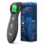 Berührungsloses Fieberthermometer für Babys, für Kinder und Erwachsene, Stirn-Infrarot-Digitalthermometer, Stirn-Infrarot-Thermometer Digital, Fieberwarnung und 3-Farben-Display (Schwarz)