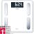 Beurer BF 400 White Signature Line Diagnosewaage, Präzise Körperanalyse für bis zu 10 Personen, mit extra großem inversem LCD-Display, Tragfähigkeit bis 200 kg